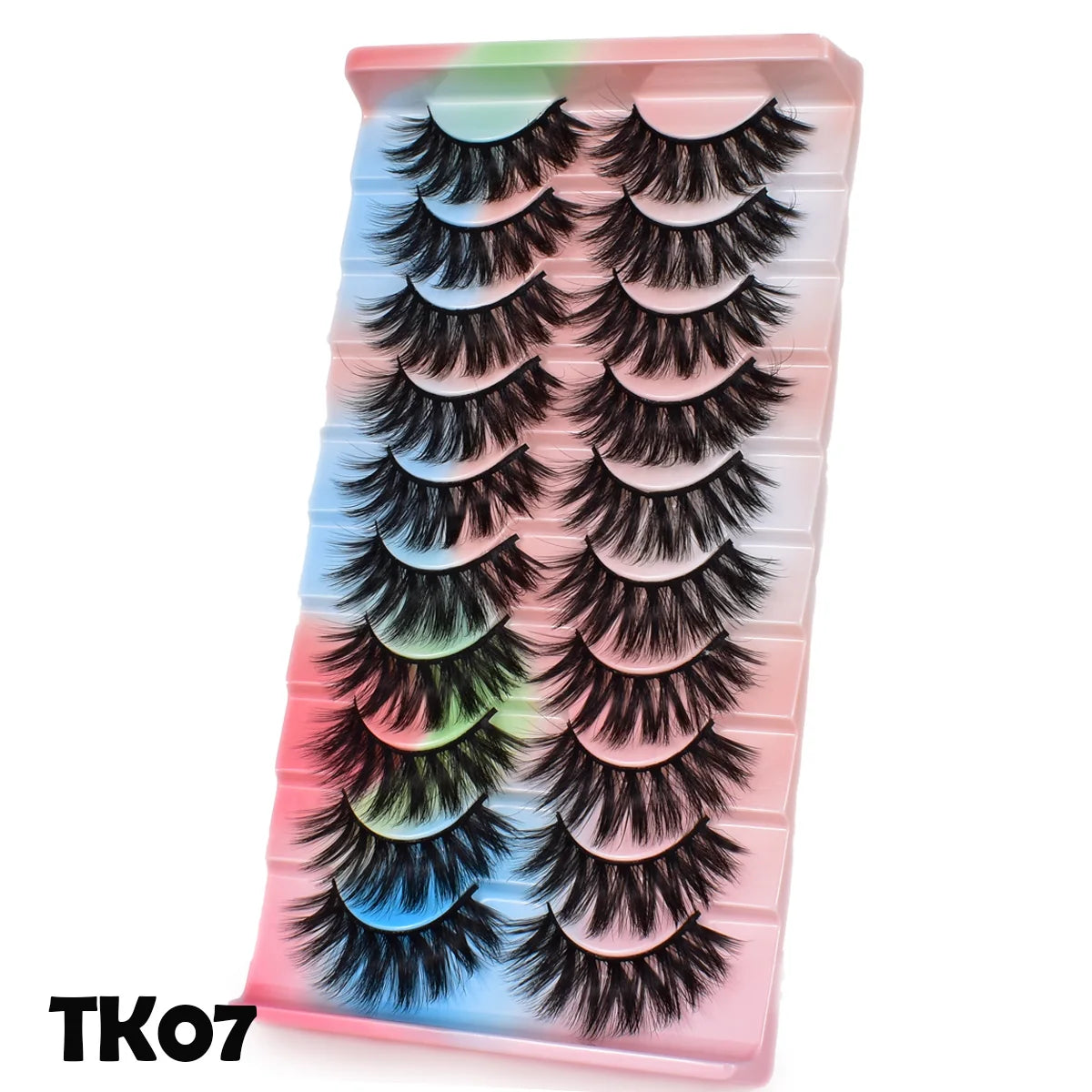 5 Pairs Cat Eye Lashes Faux Mink Eyelashes Winged End Eye Elongated Eyelashes Natural Long Manga Lashes Fake Lashes Makeup