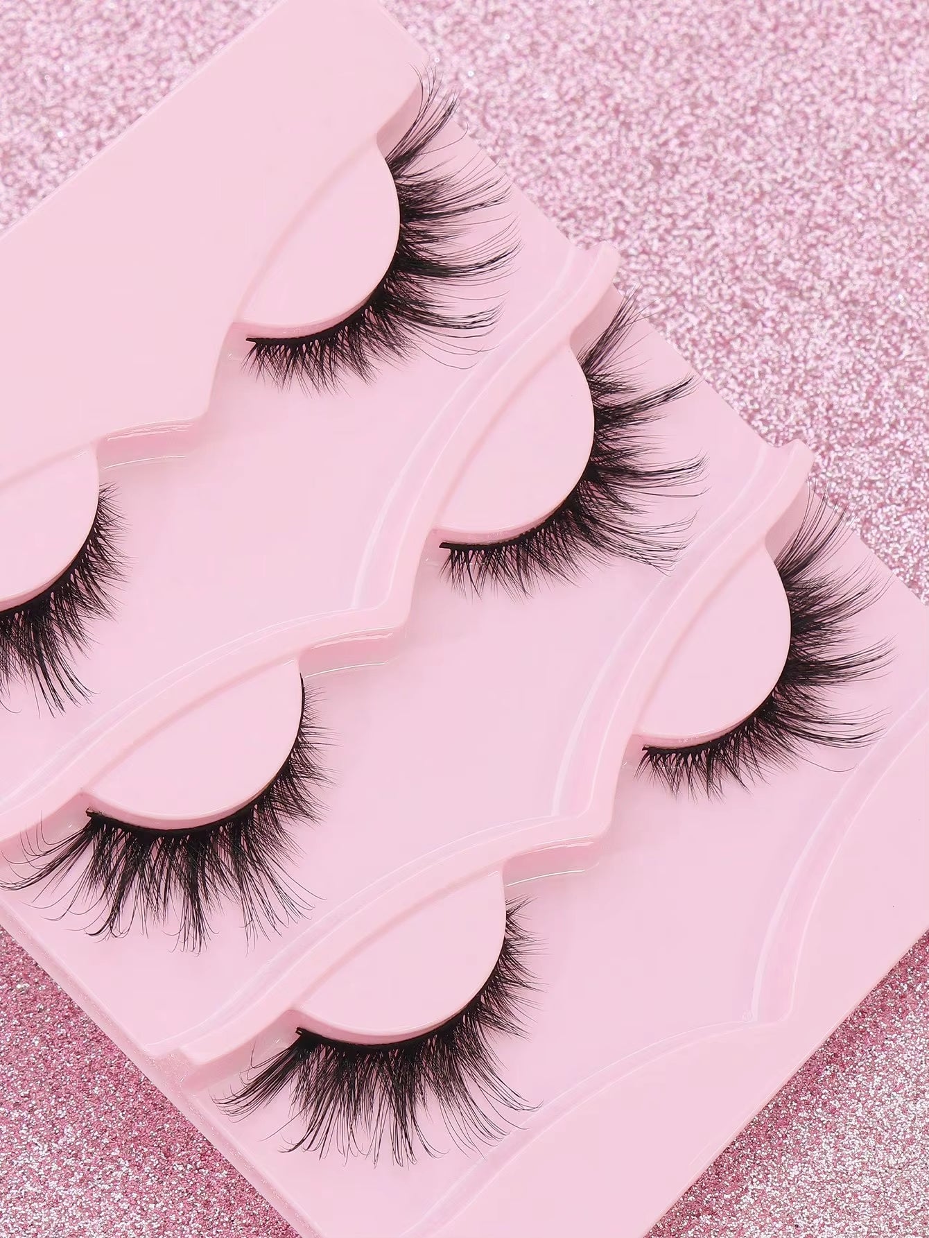 5 Pairs Cat Eye Lashes Faux Mink Eyelashes Winged End Eye Elongated Eyelashes Natural Long Manga Lashes Fake Lashes Makeup