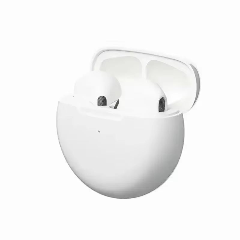 New TWS Earphone Bluetooth Headphones with Mic 9D Stereo Pro 6 Earbuds Wireless Bluetooth Headset Apply to Smartphones