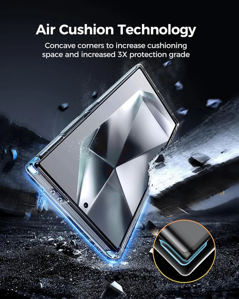 Original Clear Silicone Case for Galaxy Samsung S24 S23 S22 S21 Ultra FE plus Ultra Thin Crystal Soft TPU Cover A14 A34 A54 5G
